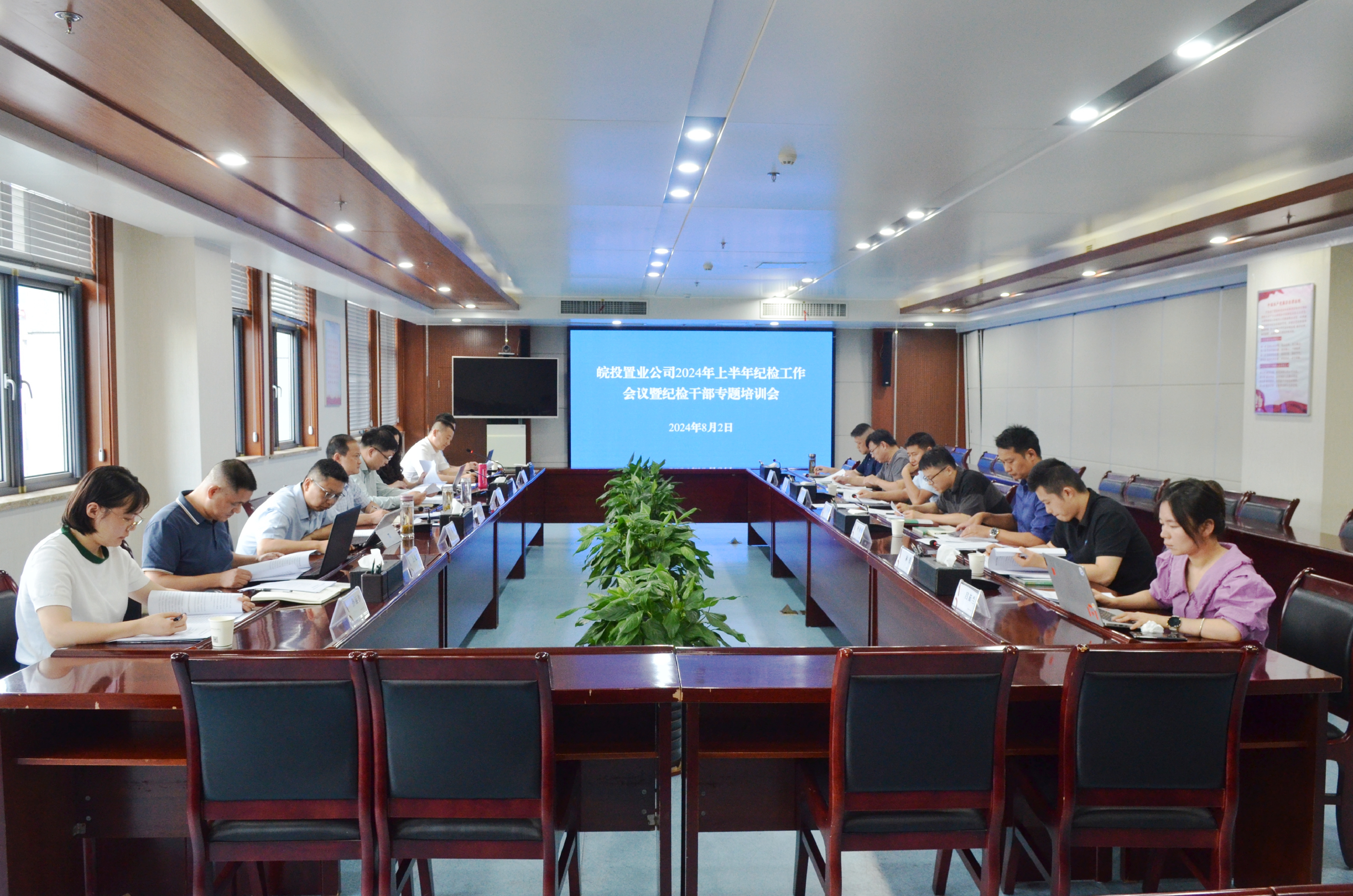 皖投置業(yè)公司召開2024年上半年紀檢工作會議暨紀檢條線專題培訓會